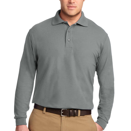 Port Authority ® Silk Touch Long Sleeve Polo.  K500LS