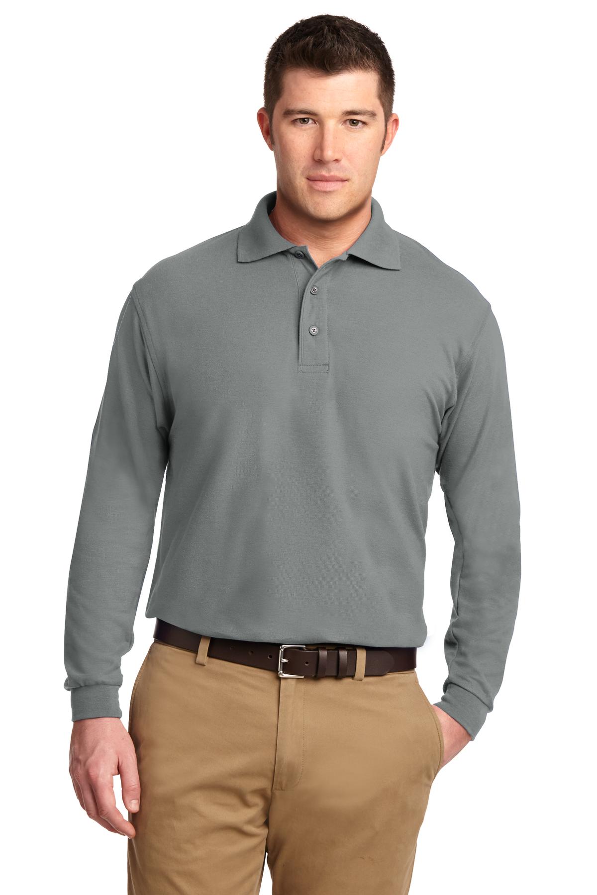 Port Authority ®  Silk Touch Long Sleeve Polo.  K500LS