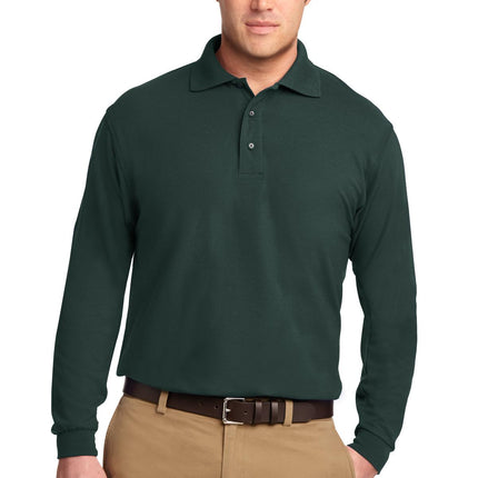 Port Authority ® Silk Touch Long Sleeve Polo.  K500LS