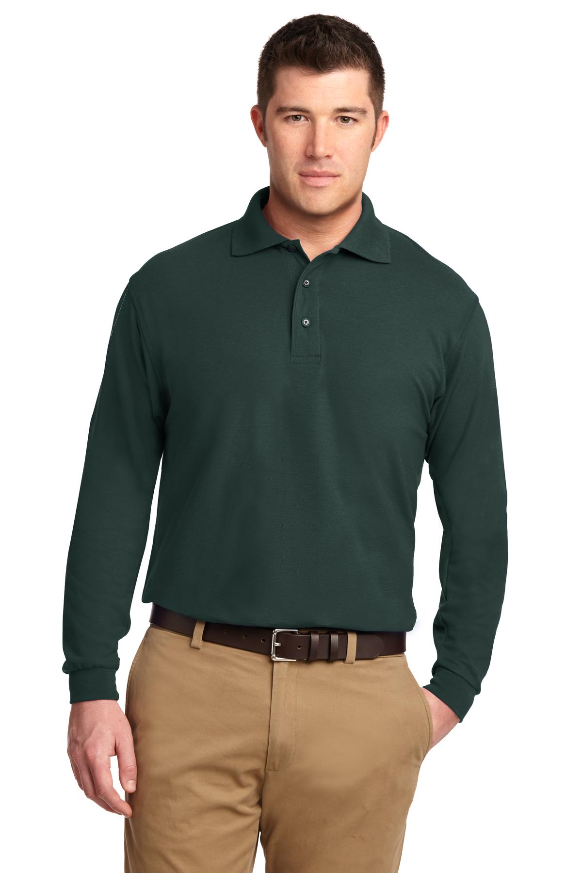 Port Authority ®  Silk Touch Long Sleeve Polo.  K500LS