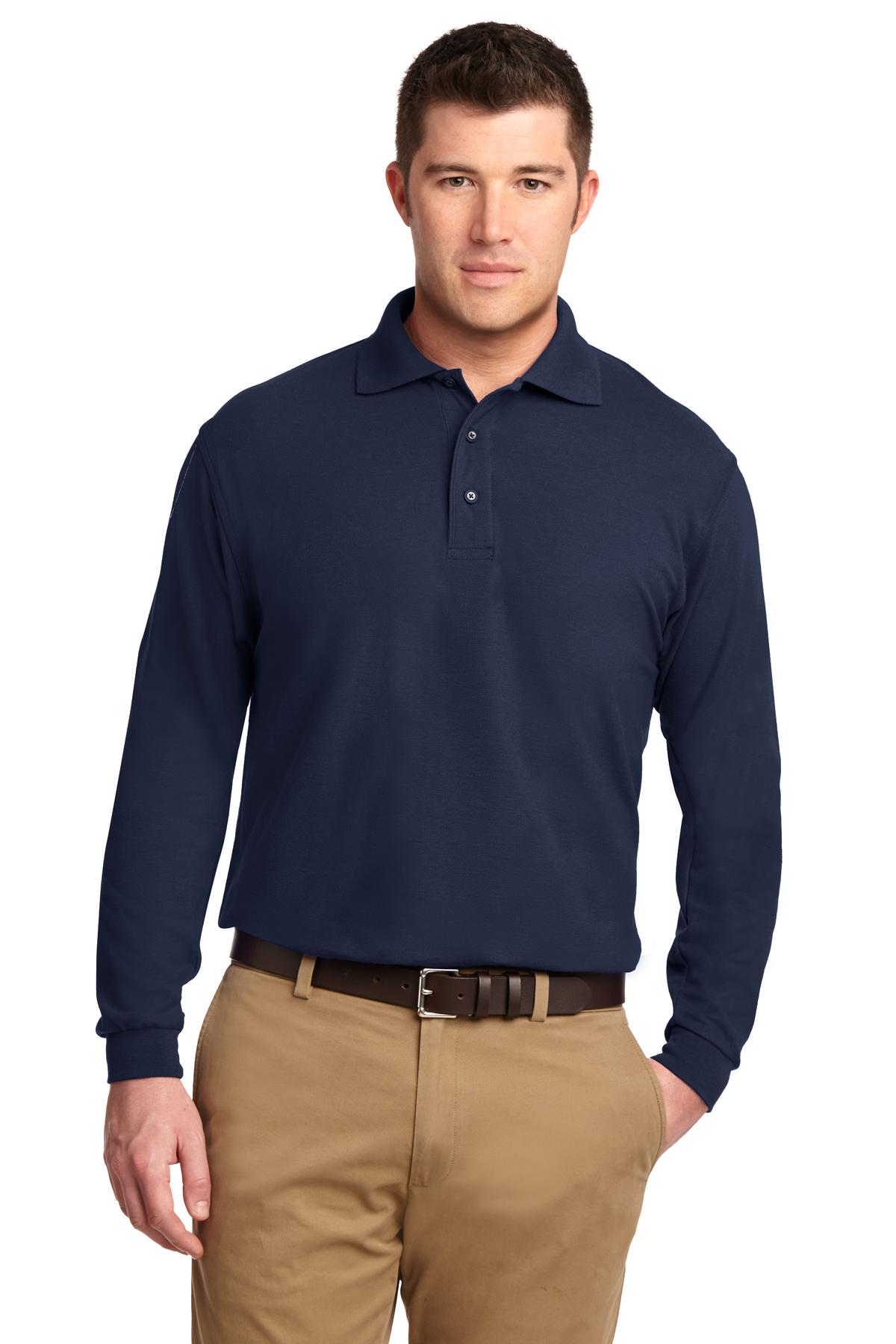 Port Authority ®  Silk Touch Long Sleeve Polo.  K500LS