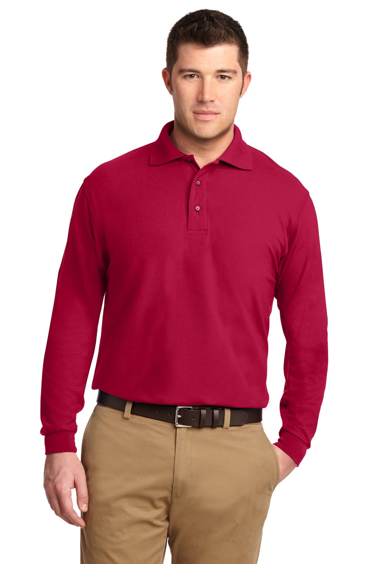 Port Authority ®  Silk Touch Long Sleeve Polo.  K500LS