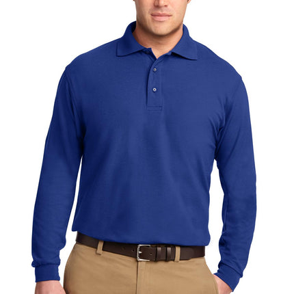 Port Authority ® Silk Touch Long Sleeve Polo.  K500LS