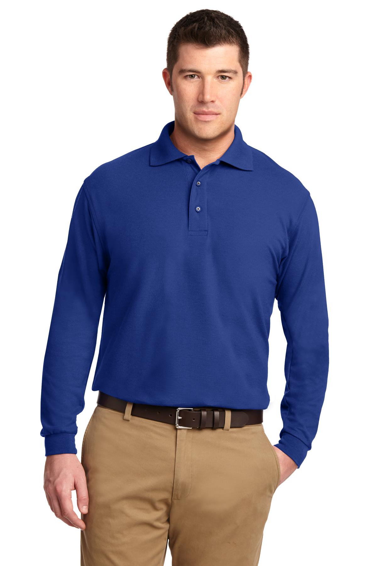 Port Authority ®  Silk Touch Long Sleeve Polo.  K500LS