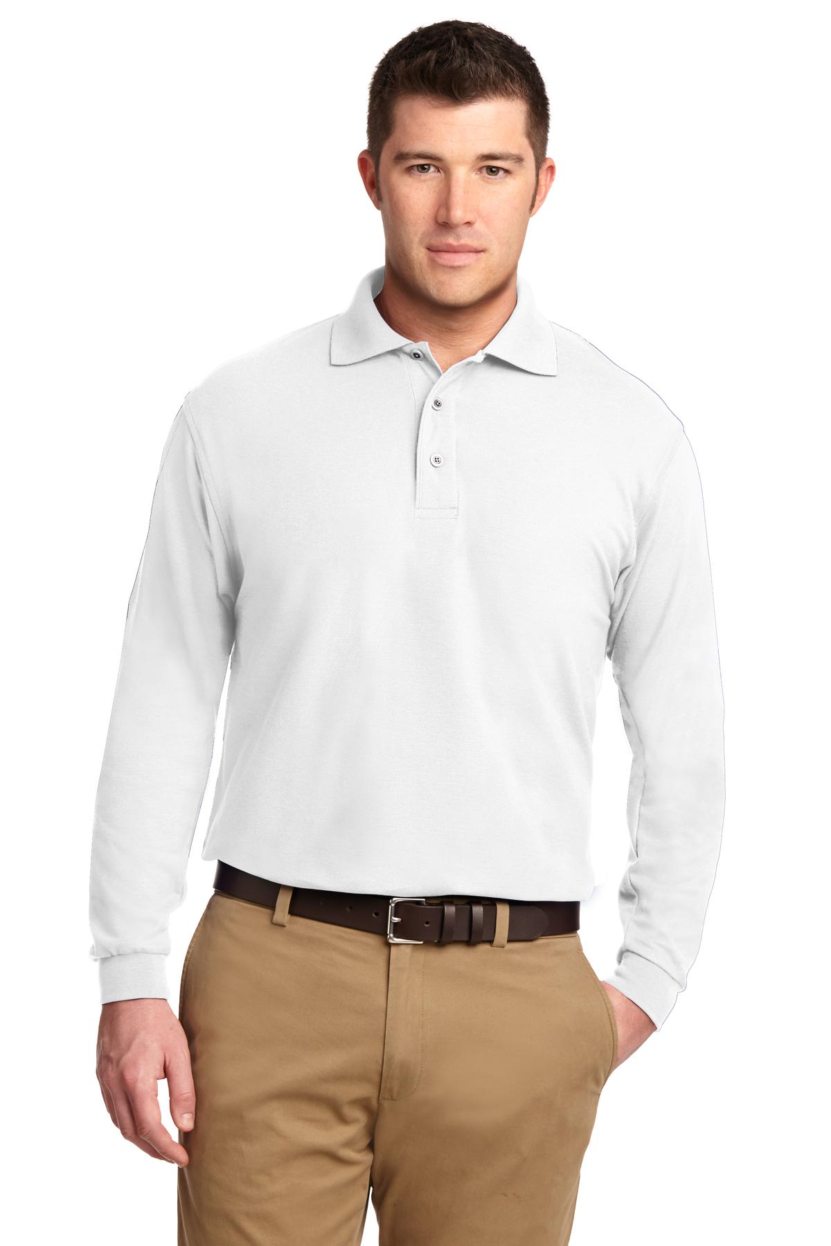 Port Authority ®  Silk Touch Long Sleeve Polo.  K500LS