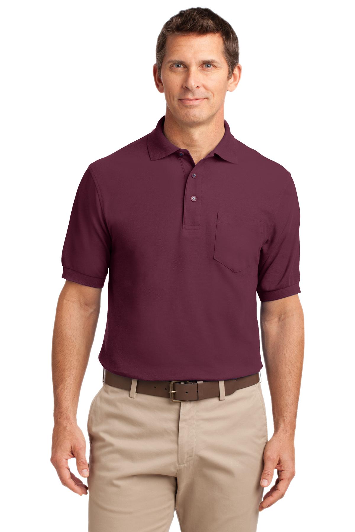 Port Authority ®  Silk Touch Polo with Pocket.  K500P