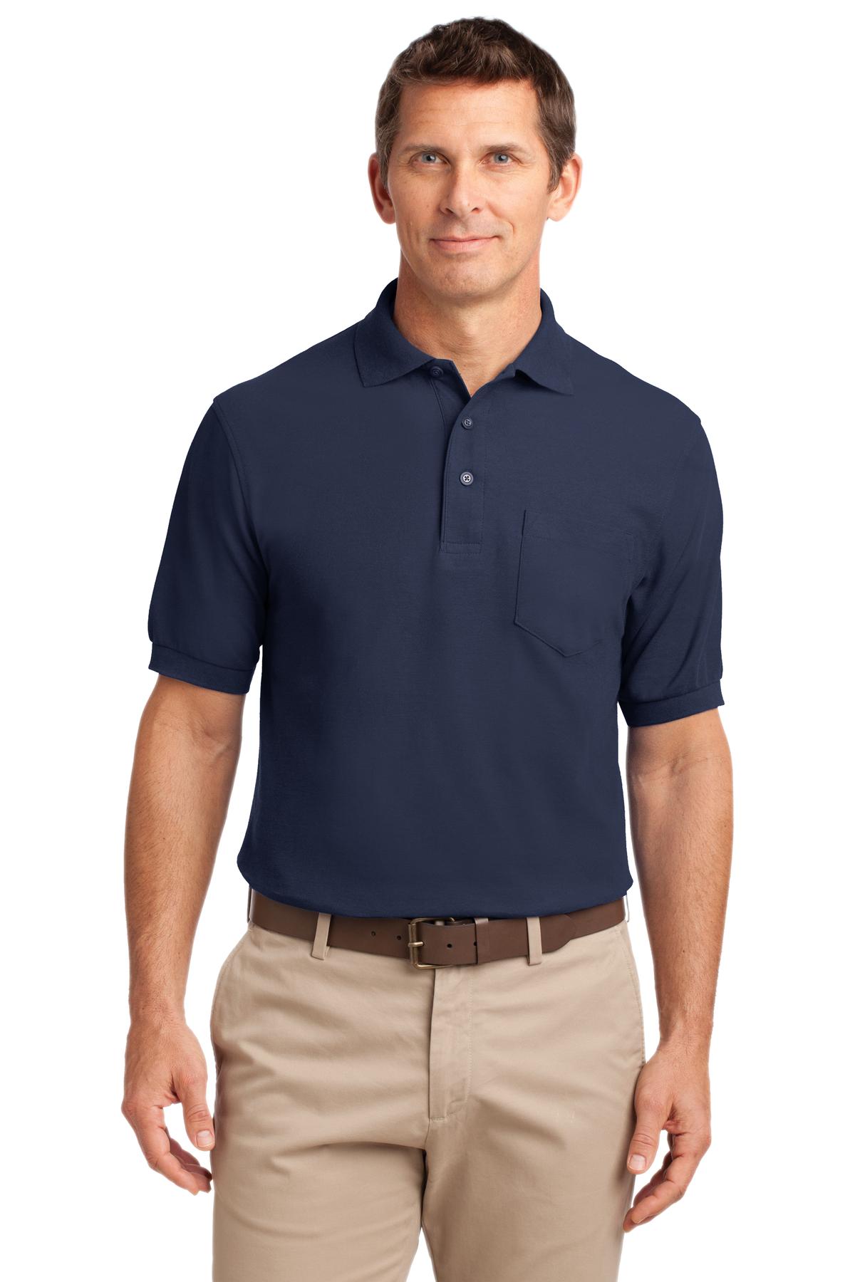 Port Authority ®  Silk Touch Polo with Pocket.  K500P