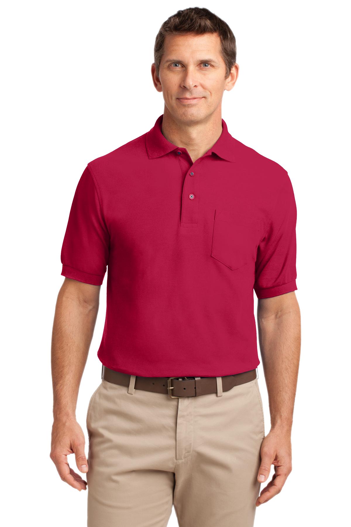 Port Authority ®  Silk Touch Polo with Pocket.  K500P