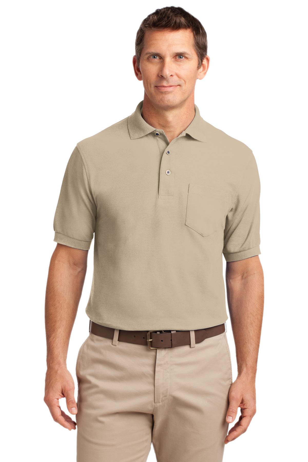 Port Authority ®  Silk Touch Polo with Pocket.  K500P