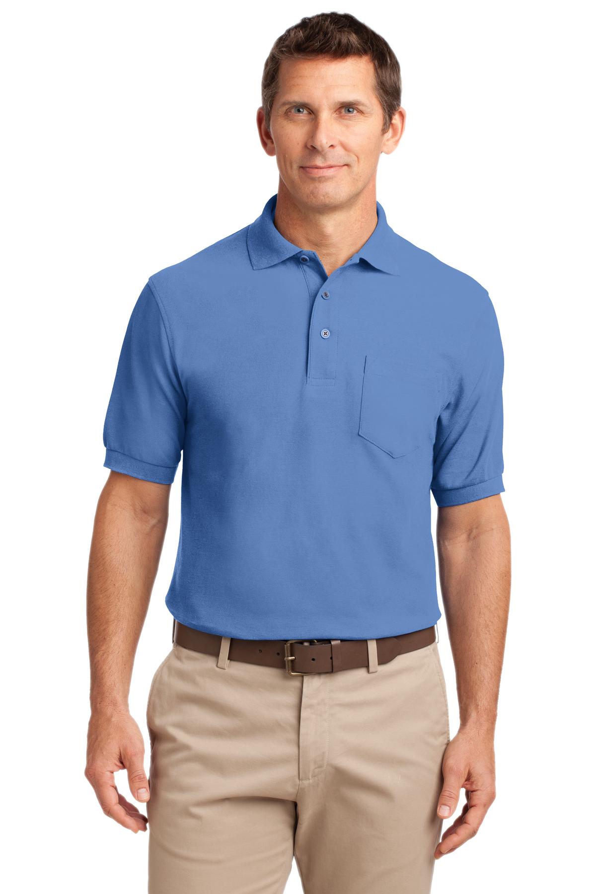 Port Authority ®  Silk Touch Polo with Pocket.  K500P