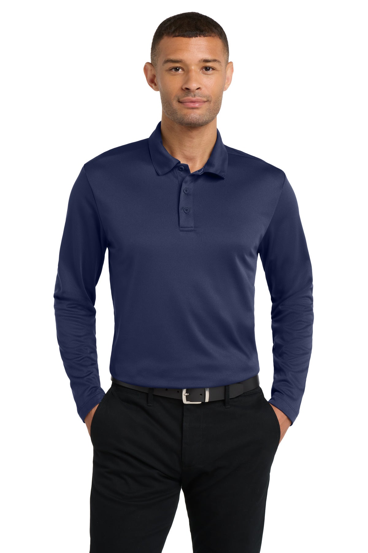 Port Authority ®  Silk Touch Performance Long Sleeve Polo. K540LS