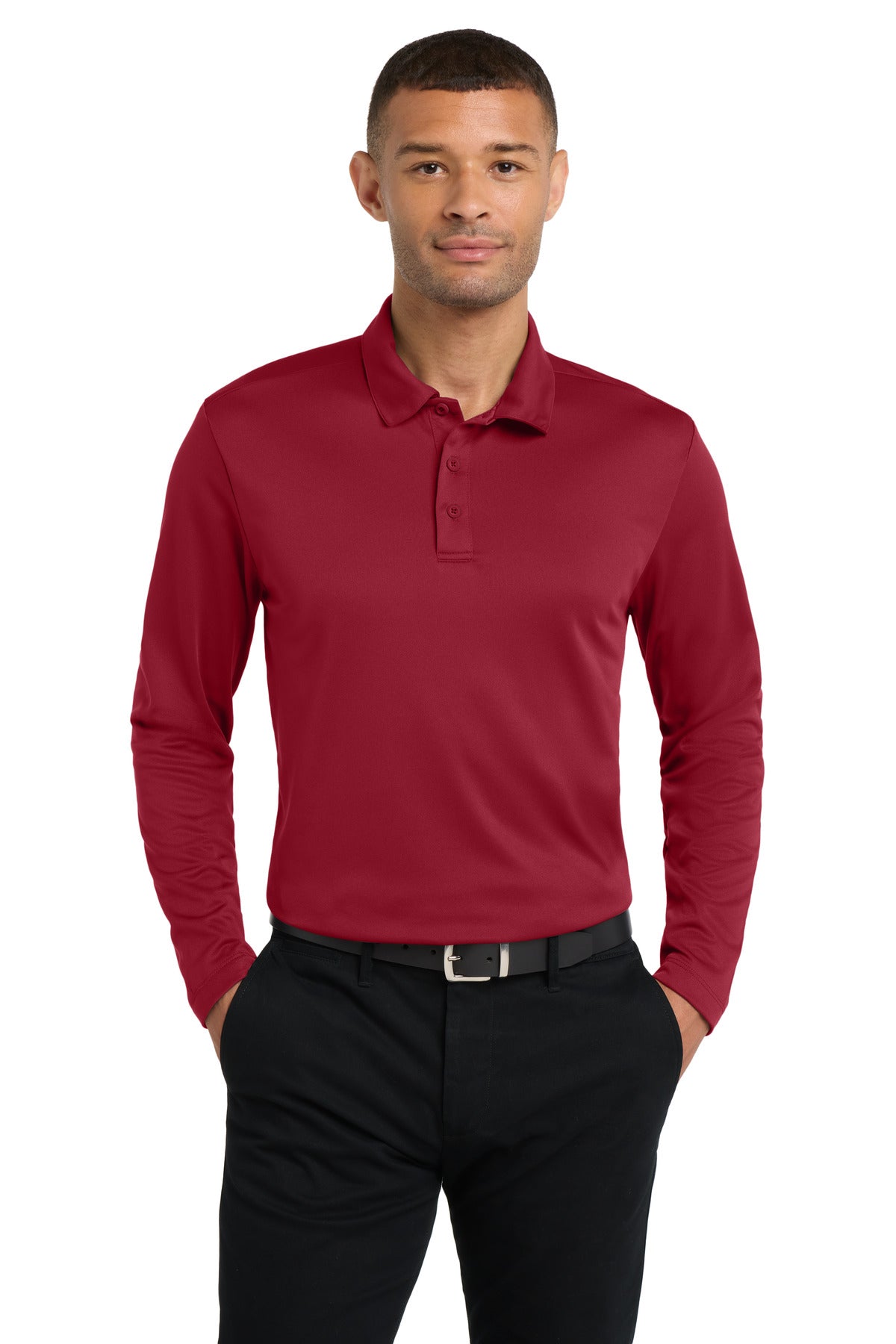 Port Authority ®  Silk Touch Performance Long Sleeve Polo. K540LS