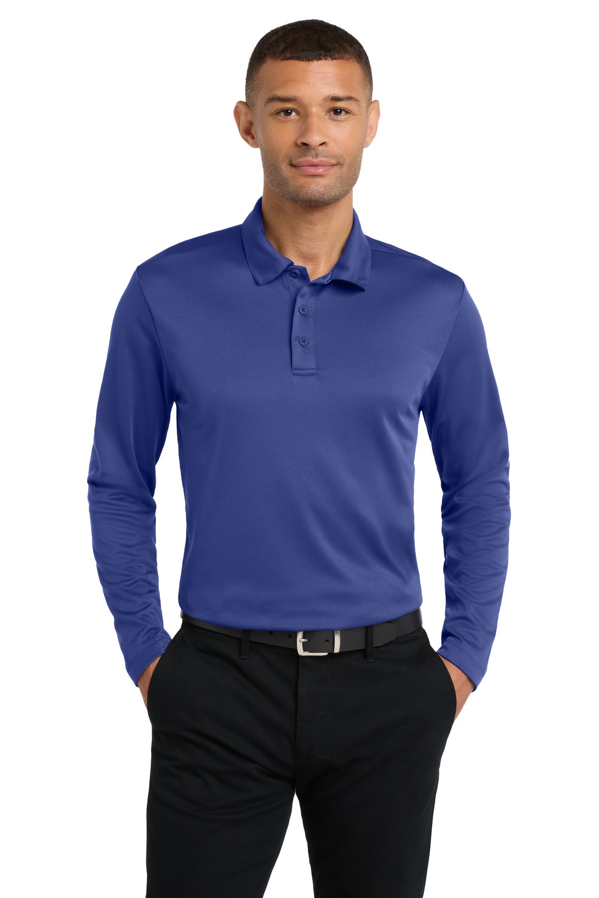 Port Authority ®  Silk Touch Performance Long Sleeve Polo. K540LS