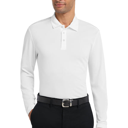 Port Authority ® Silk Touch Performance Long Sleeve Polo. K540LS