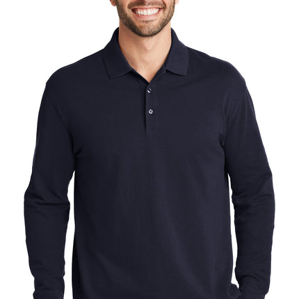 Port Authority ® EZCotton ® Long Sleeve Polo. K8000LS