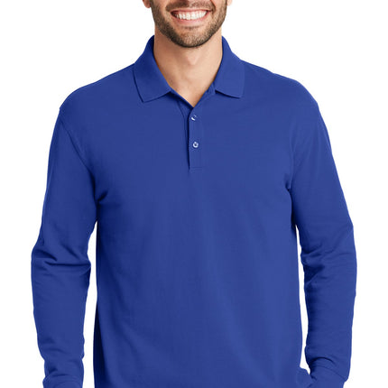 Port Authority ® EZCotton ® Long Sleeve Polo. K8000LS
