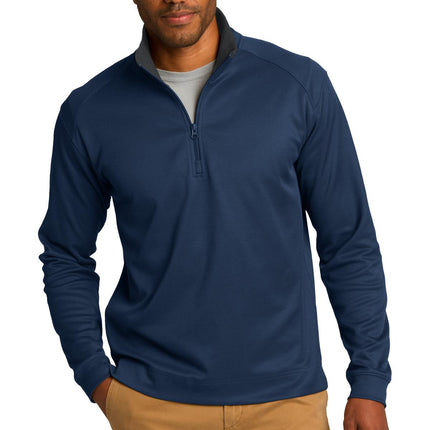 Port Authority ® Vertical Texture 1/4-Zip Pullover. K805
