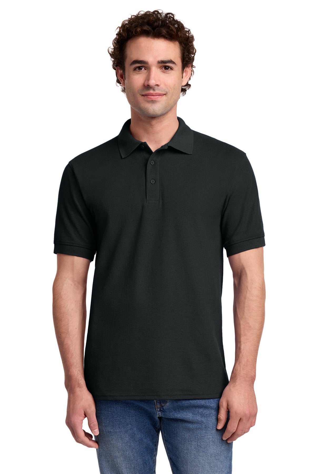 Port & Co Core Blend Pique Polo. KP155