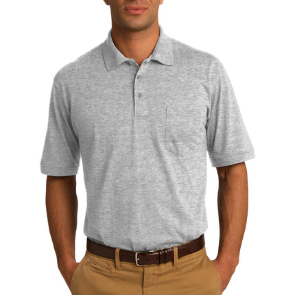 Port & Company ® Core Blend Jersey Knit Pocket Polo. KP55P