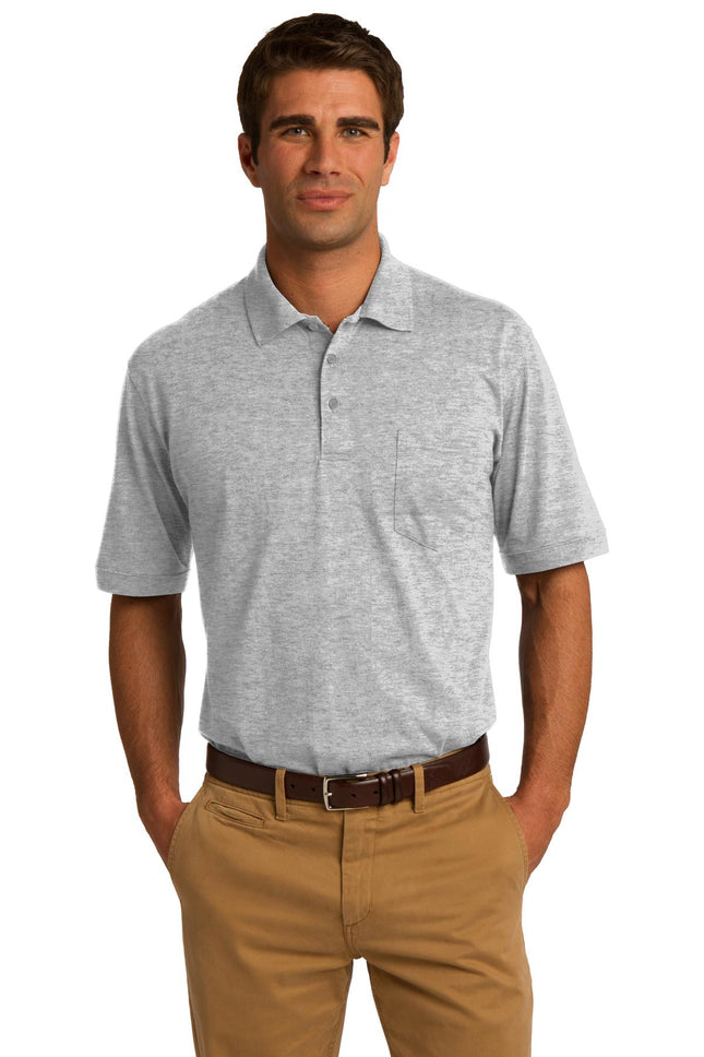 Port & Company ® Core Blend Jersey Knit Pocket Polo. KP55P