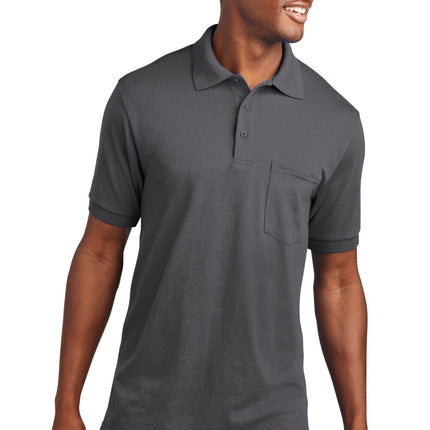 Port & Company ® Core Blend Jersey Knit Pocket Polo. KP55P