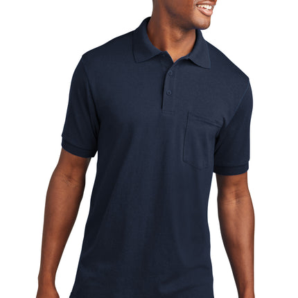 Port & Company ® Core Blend Jersey Knit Pocket Polo. KP55P