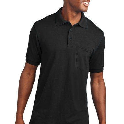 Port & Company ® Core Blend Jersey Knit Pocket Polo. KP55P