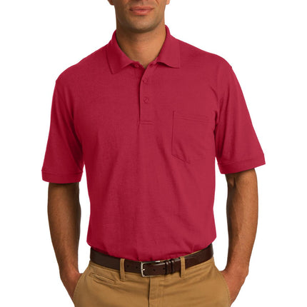 Port & Company ® Core Blend Jersey Knit Pocket Polo. KP55P