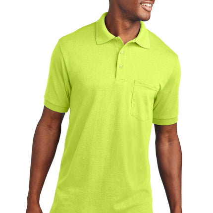 Port & Company ® Core Blend Jersey Knit Pocket Polo. KP55P