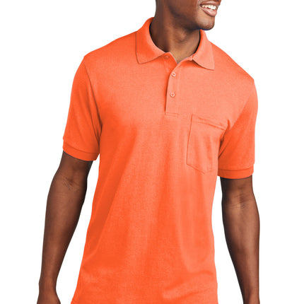 Port & Company ® Core Blend Jersey Knit Pocket Polo. KP55P