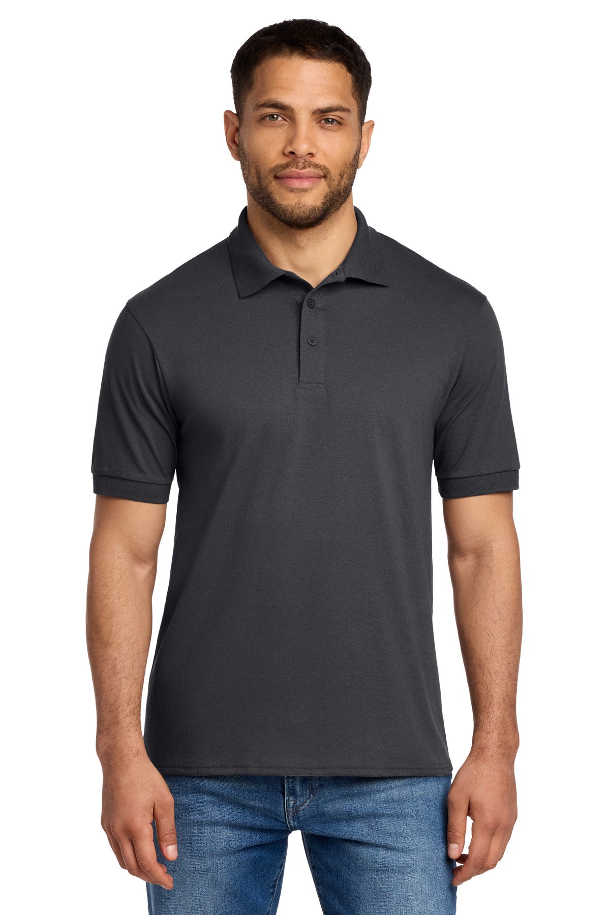 Port & Co Tall Core Blend Jersey Knit Polo. KP55T