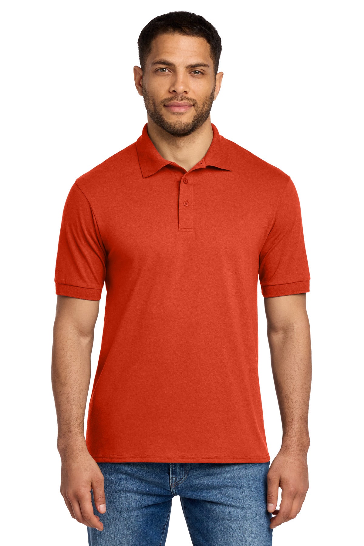 Port & Co Core Blend Jersey Knit Polo. KP55