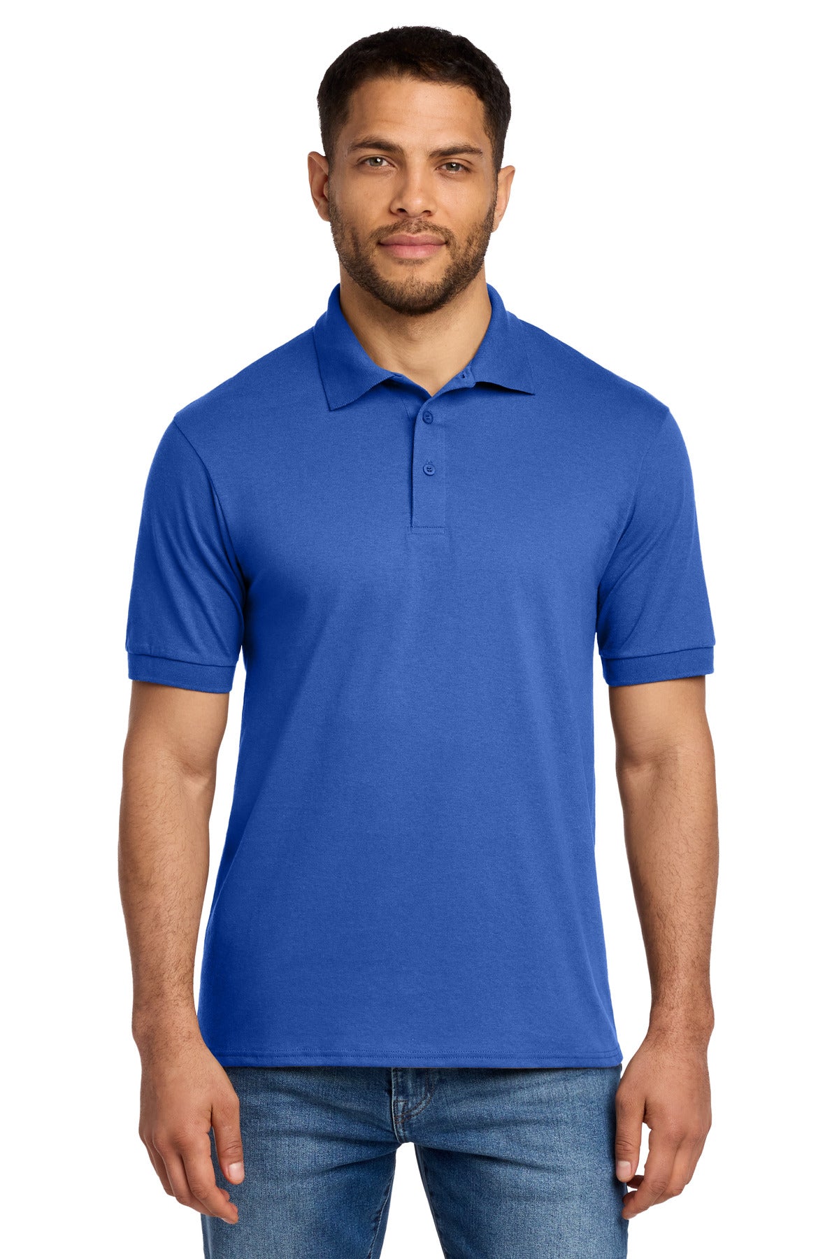 Port & Co Core Blend Jersey Knit Polo. KP55