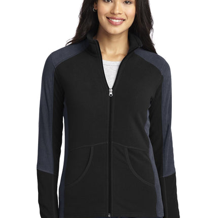 Port Authority ® Women's Colorblock Microfleece Jacket. L230