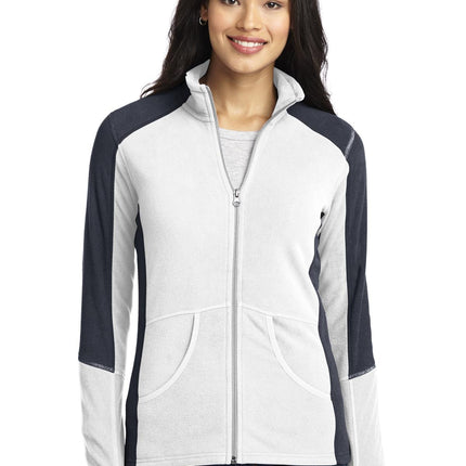 Port Authority ® Women's Colorblock Microfleece Jacket. L230