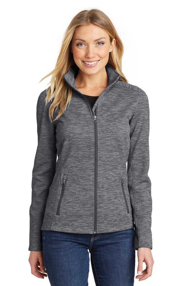 Port Authority ® Women's Digi Stripe Fleece Jacket. L231