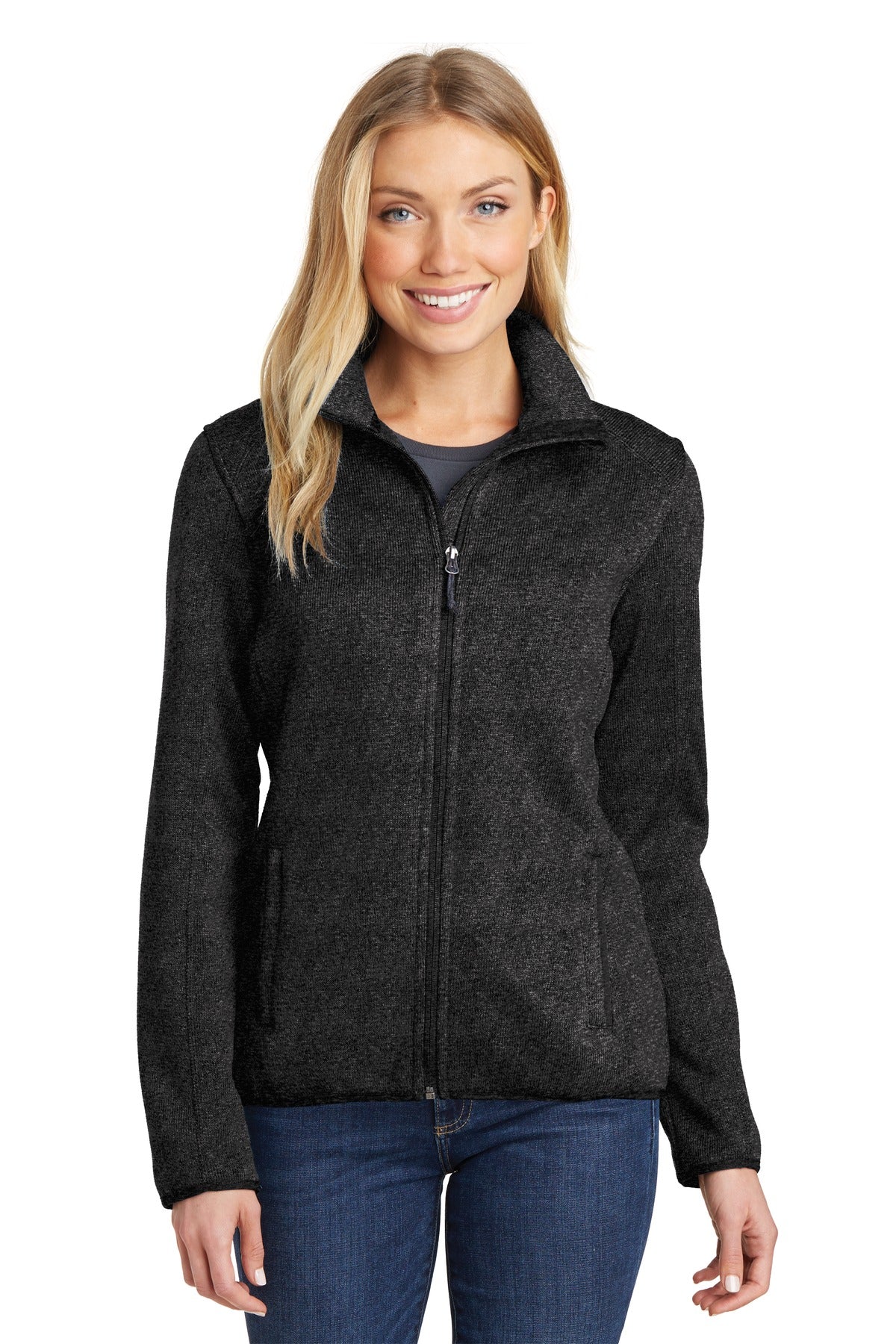Port Authority® Women's Sweater Fleece Jacket L232