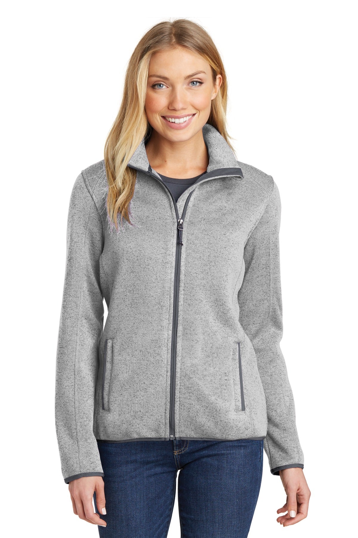 Port Authority® Women's Sweater Fleece Jacket L232