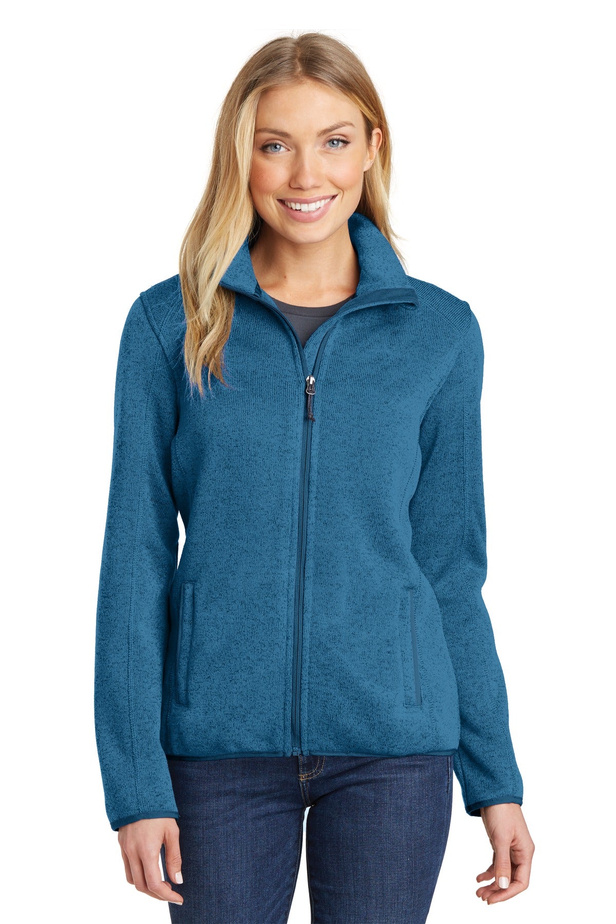 Port Authority® Women's Sweater Fleece Jacket L232