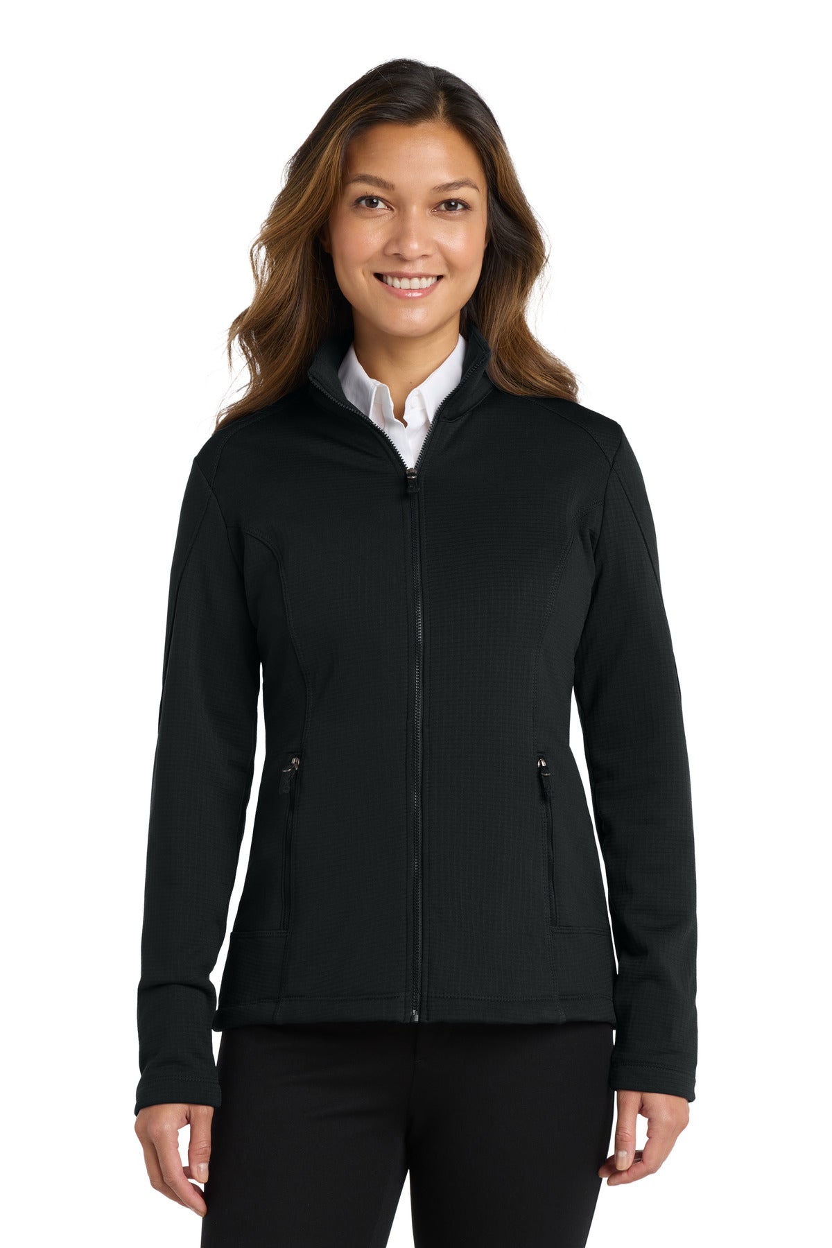 Port Authority ® Women's Grid Fleece Jacket L239