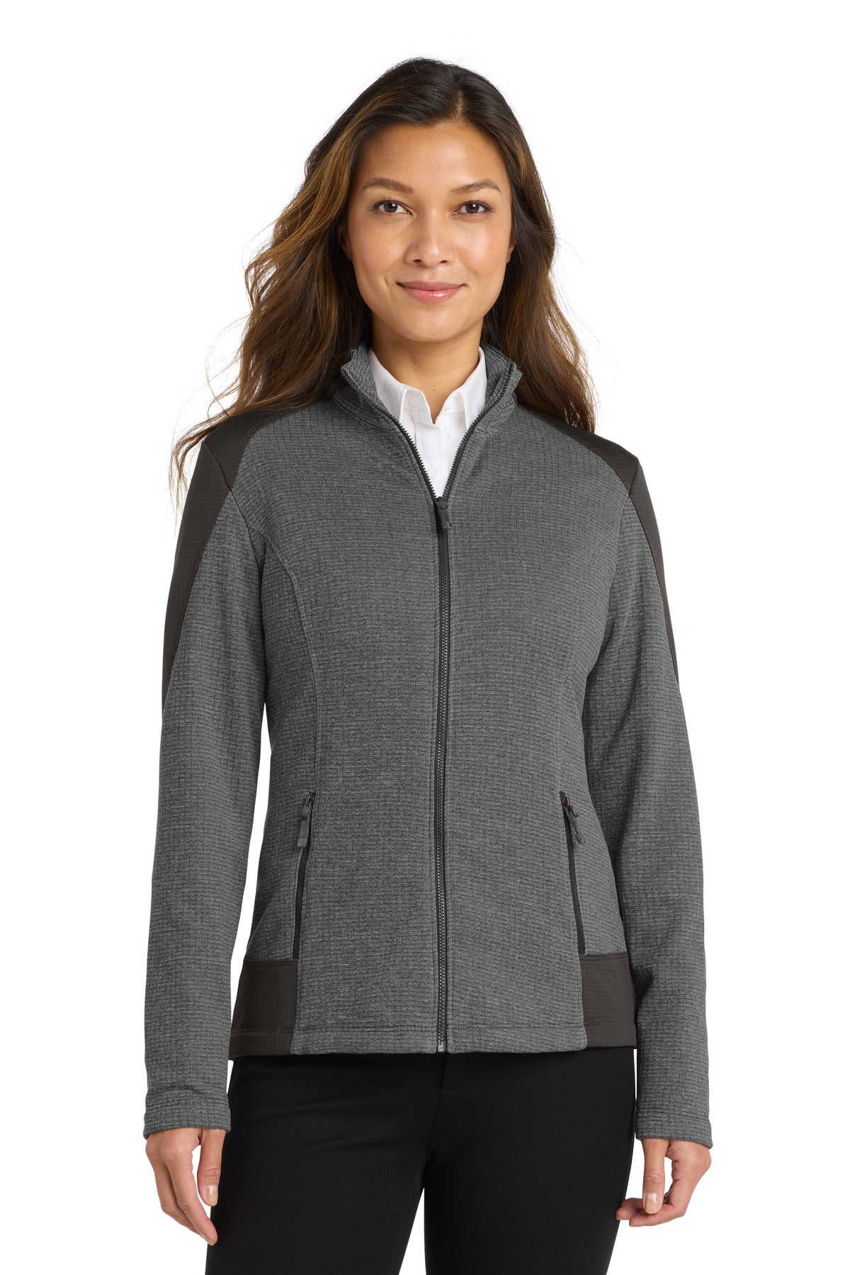 Port Authority ® Women's Grid Fleece Jacket L239