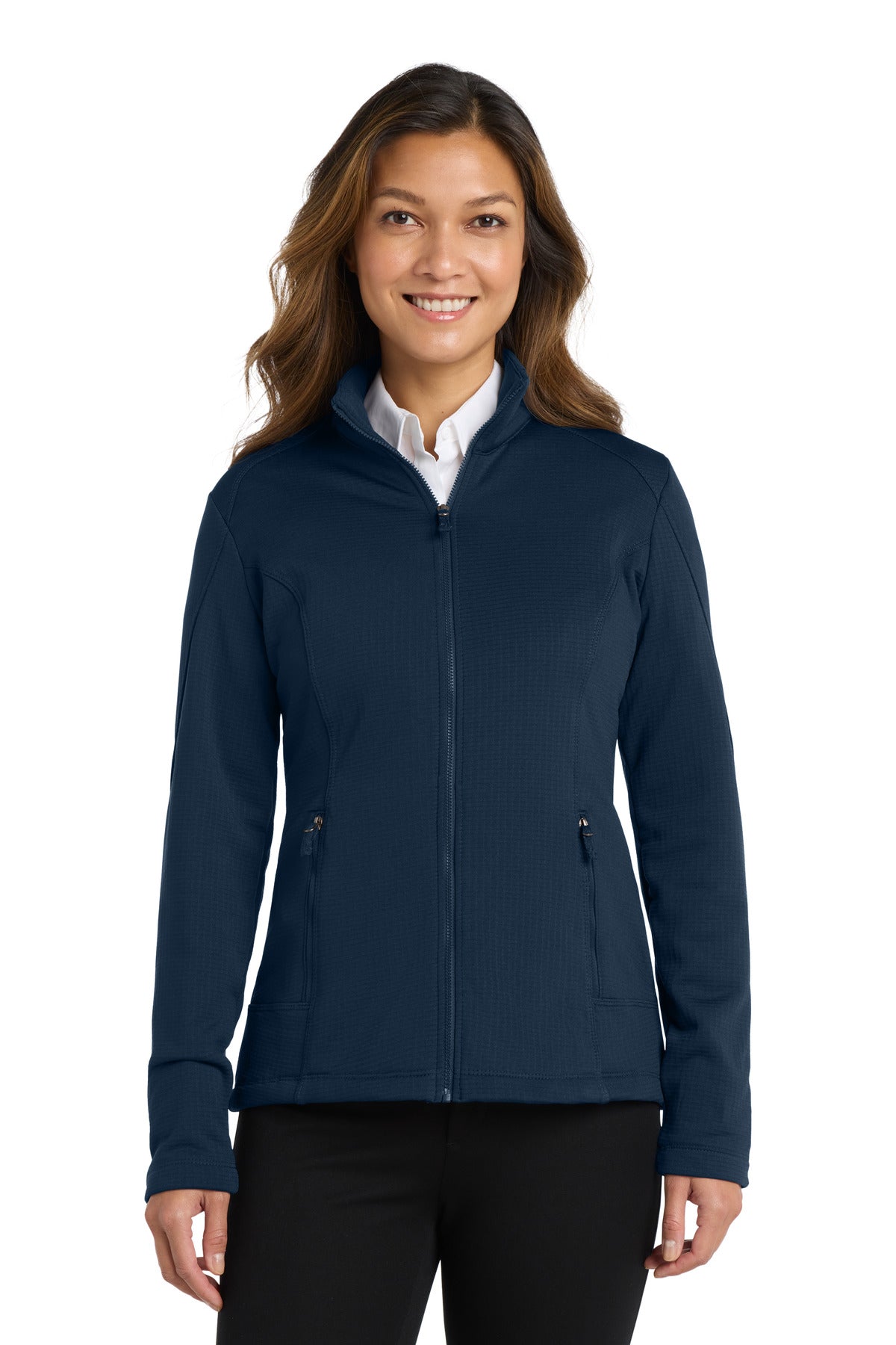 Port Authority ® Women's Grid Fleece Jacket L239