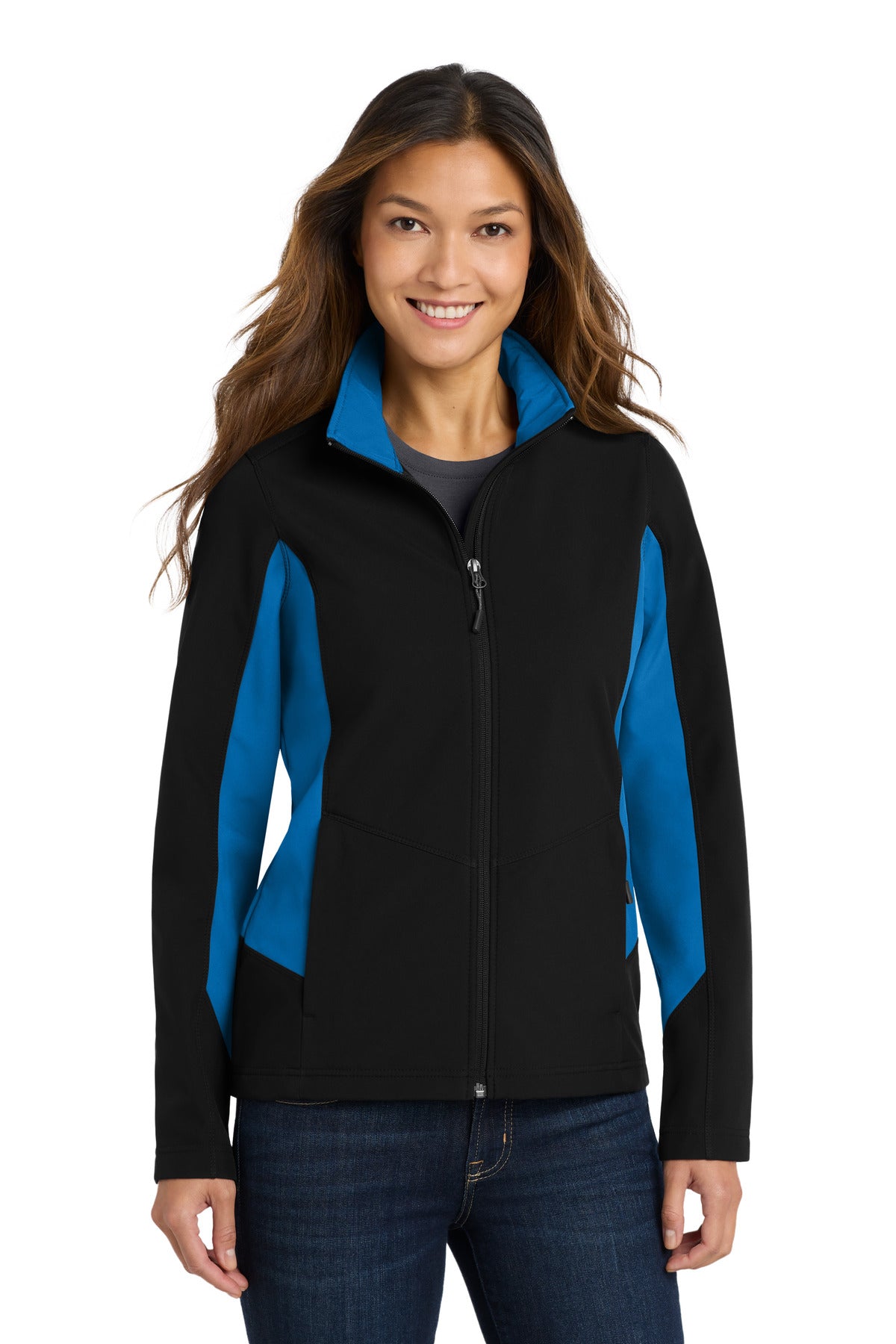 Port Authority® Women's Core Colorblock Soft Shell Jacket L318