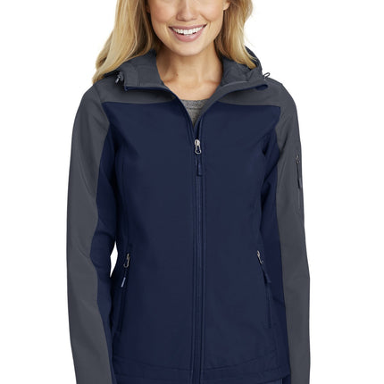Port Authority ® Women's Hooded Core Soft Shell Jacket. L335