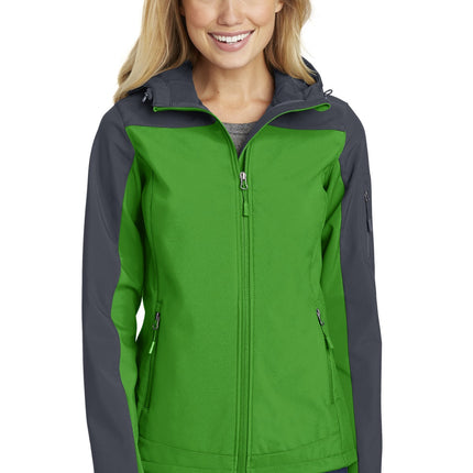 Port Authority ® Women's Hooded Core Soft Shell Jacket. L335