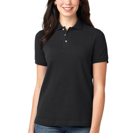Port Authority ® Women's Heavyweight Cotton Pique Polo.  L420
