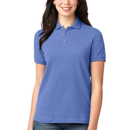 Port Authority ® Women's Heavyweight Cotton Pique Polo.  L420