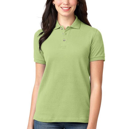 Port Authority ® Women's Heavyweight Cotton Pique Polo.  L420