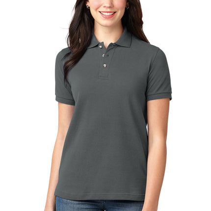 Port Authority ® Women's Heavyweight Cotton Pique Polo.  L420