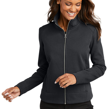 Port Authority ® Women's Heather Microfleece Full-Zip Jacket. L235